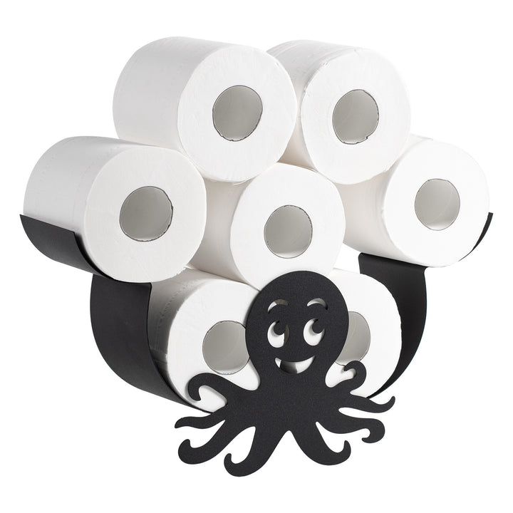 Decorative Wall-Mounted Sheep Toilet Paper Organizer and Multi-Roll Dispenser Bowlift