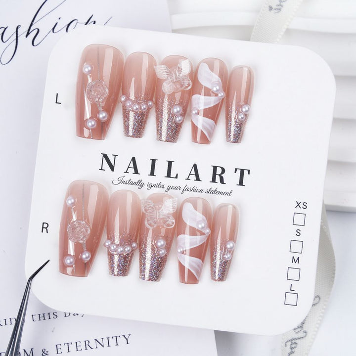 Fashion Press-On Nail Art Bowlift