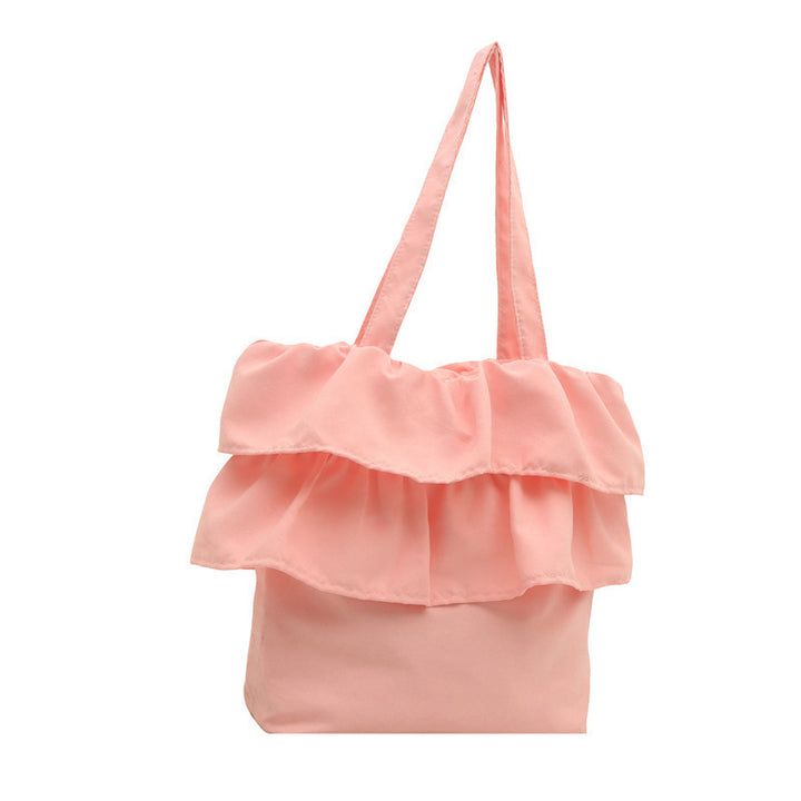 Chic Ruffled Tote Bag Bowlift