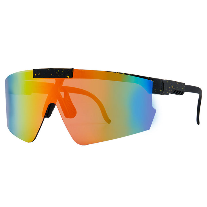 Unisex Futuristic Oversized Shield Sunglasses Bowlift
