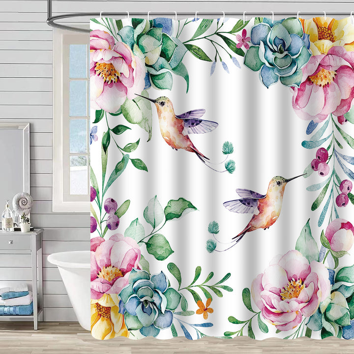 Nature-Inspired Shower Curtain Bowlift