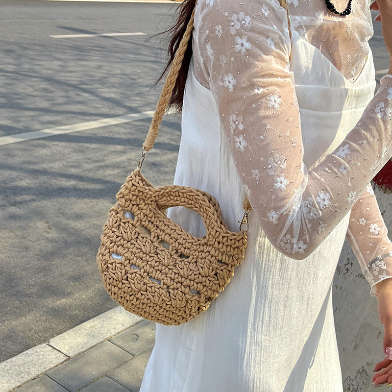 Handmade Crochet Handbag Bowlift