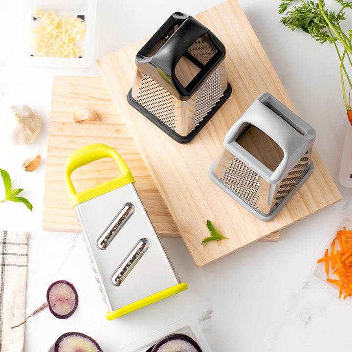 High-quality stainless steel kitchen grater with non-slip handle Bowlift