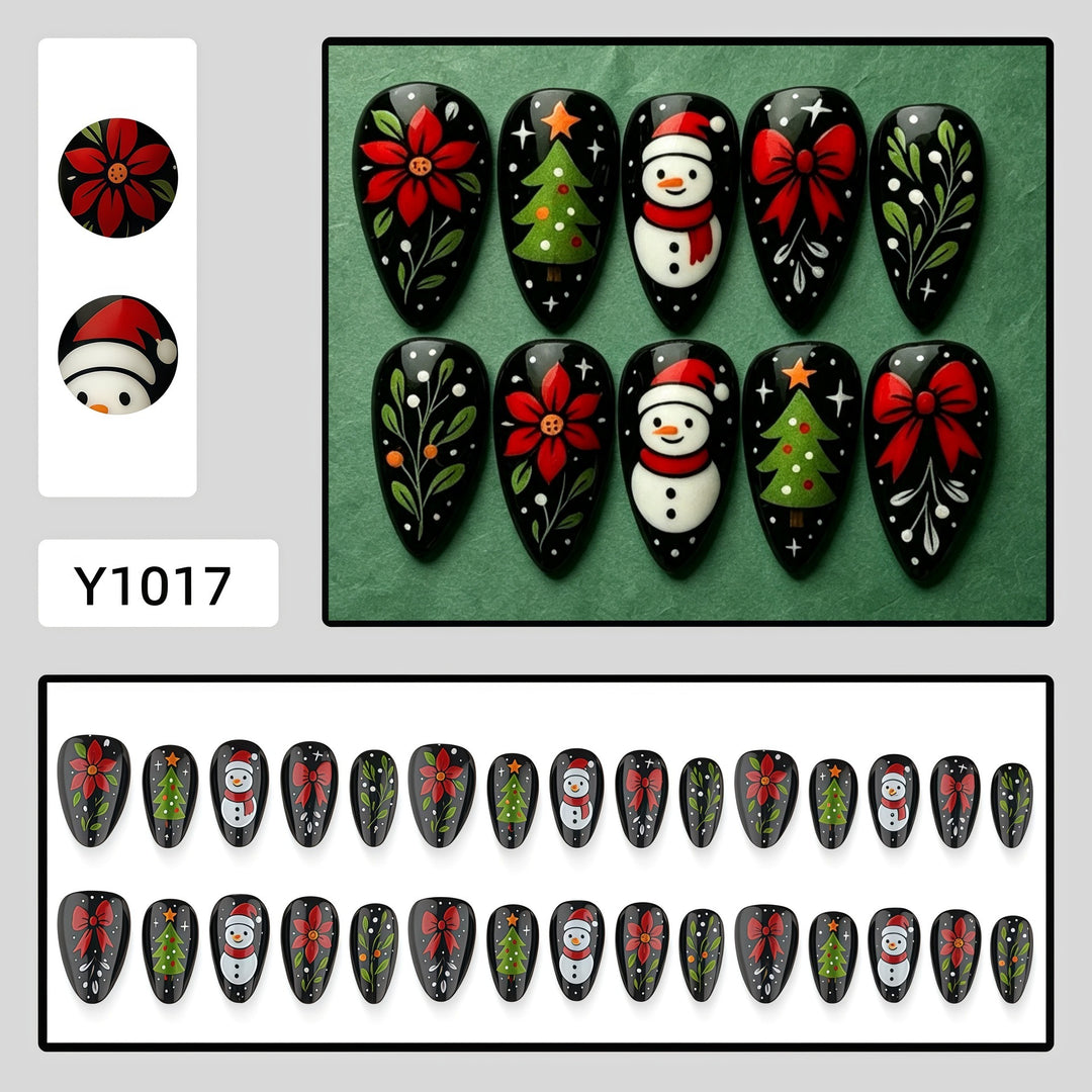 Christmas Art Nails Bowlift