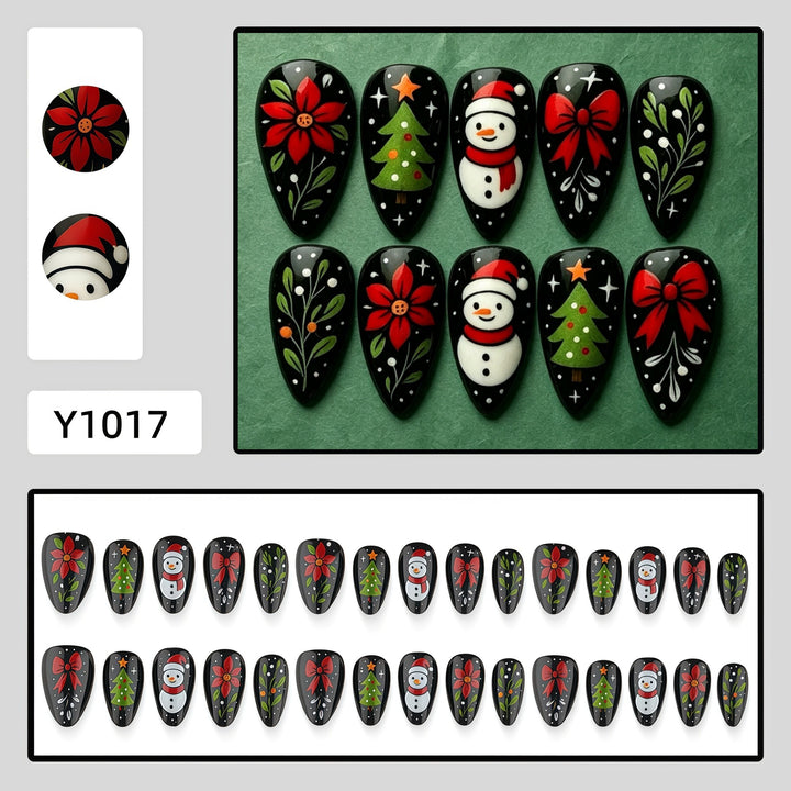 Christmas Art Nails Bowlift