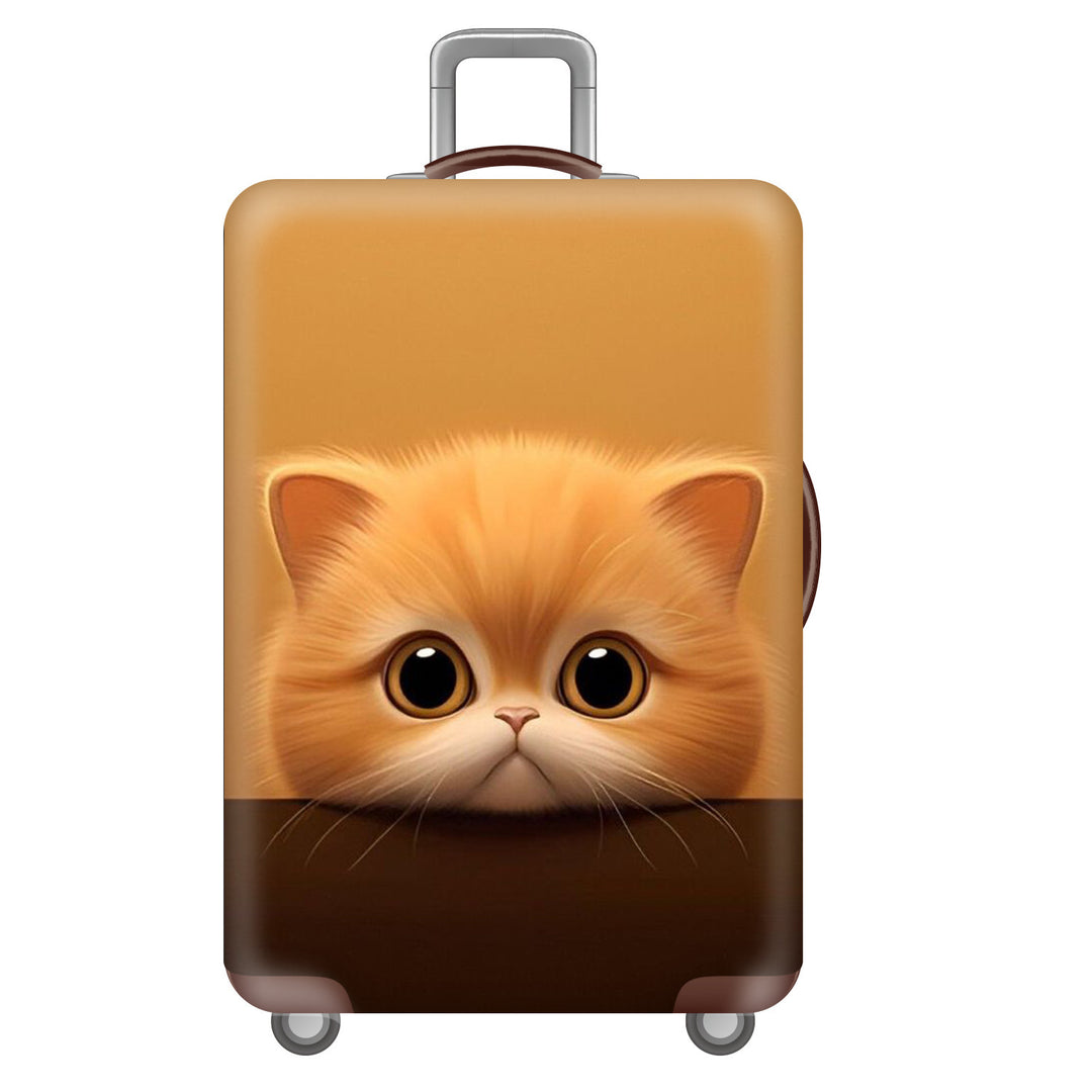 Unisex Hard-shell suitcase with cute cat motif Bowlift