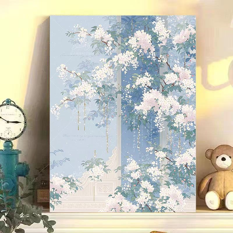 Floral Dreamscape Canvas Art Print Bowlift
