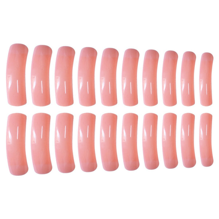 Long Glossy Press-On Nails Bowlift