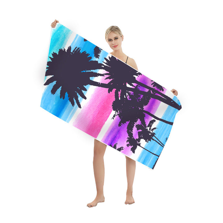 Multifunctional beach towel in creative mandala design Bowlift