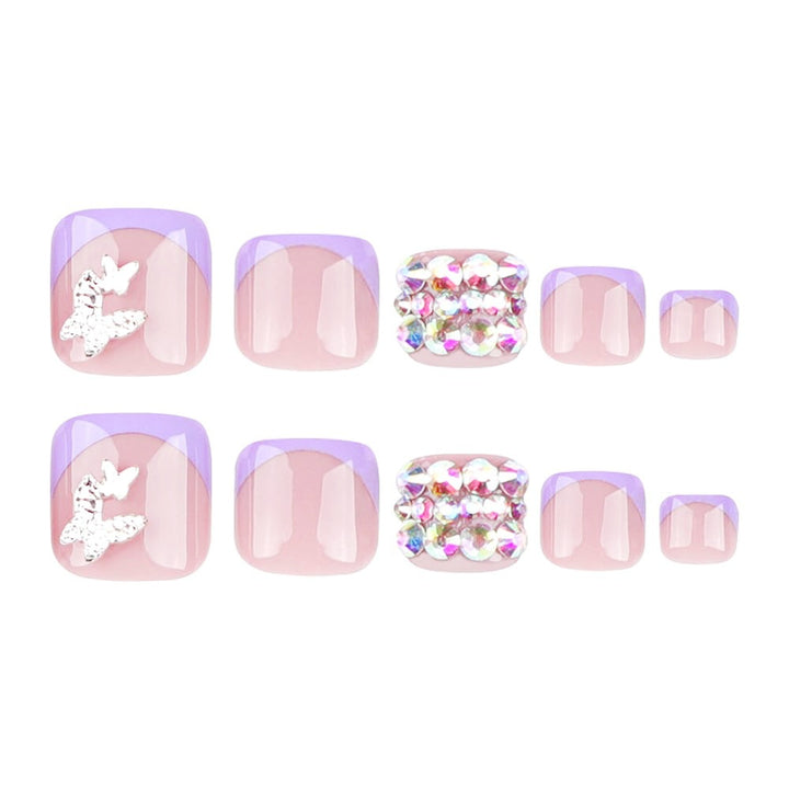 Nail art set with sparkling accents Bowlift