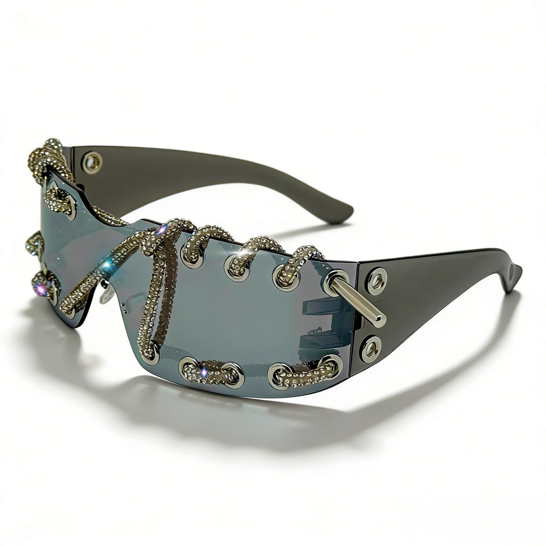 Women's sunglasses with unique lacing design Bowlift