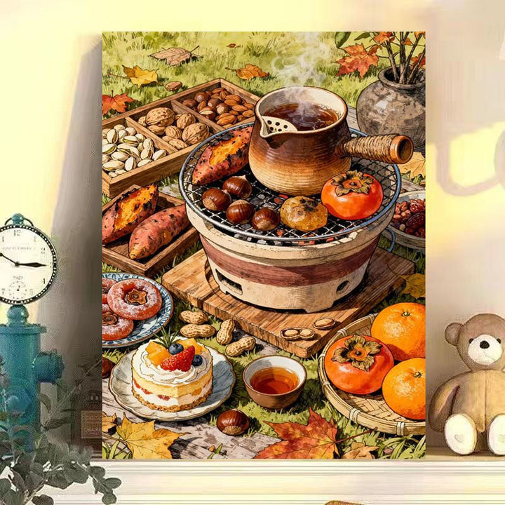 Autumn Harvest Kitchen Art Print Bowlift