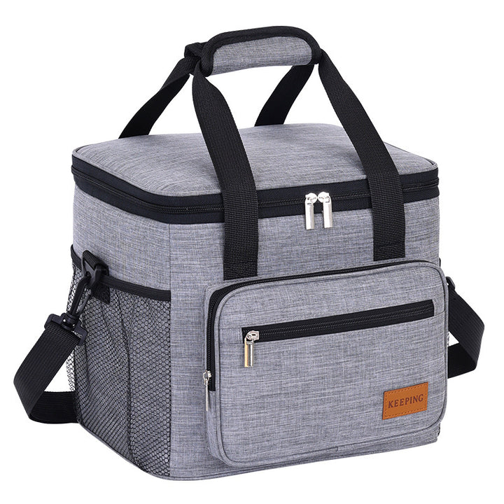 Insulated cooler bag with practical exterior pockets Bowlift