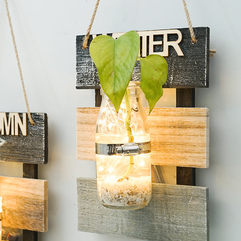Wall decoration with glass carafe holder Bowlift