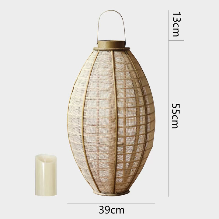 Handcrafted lantern made of natural materials Bowlift