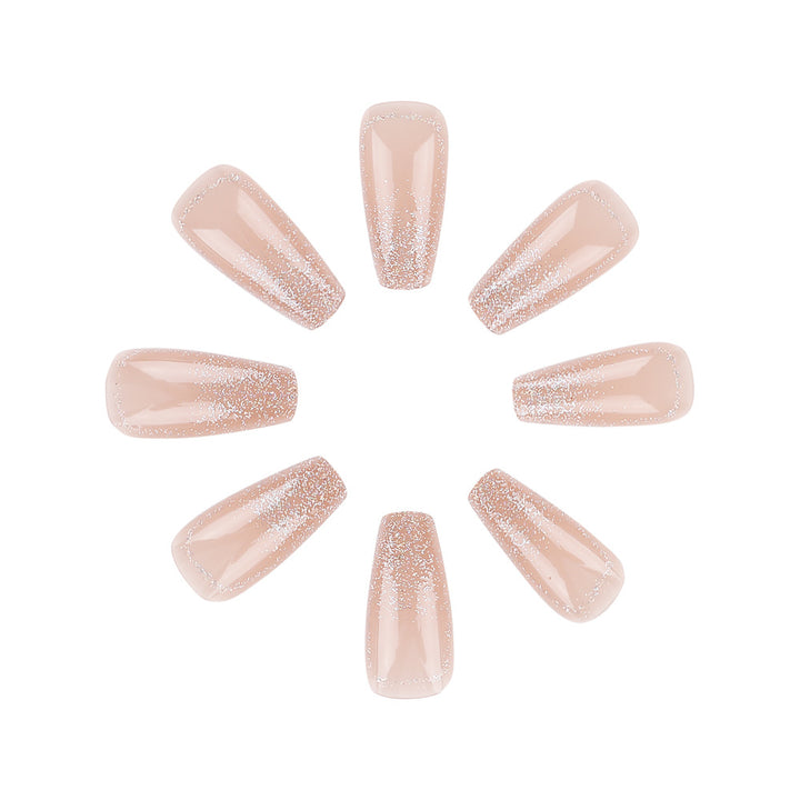 Glittery Long-Lasting Press-On Nails Bowlift