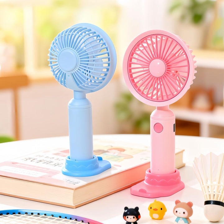 Ladies Portable Handheld Fan Bowlift