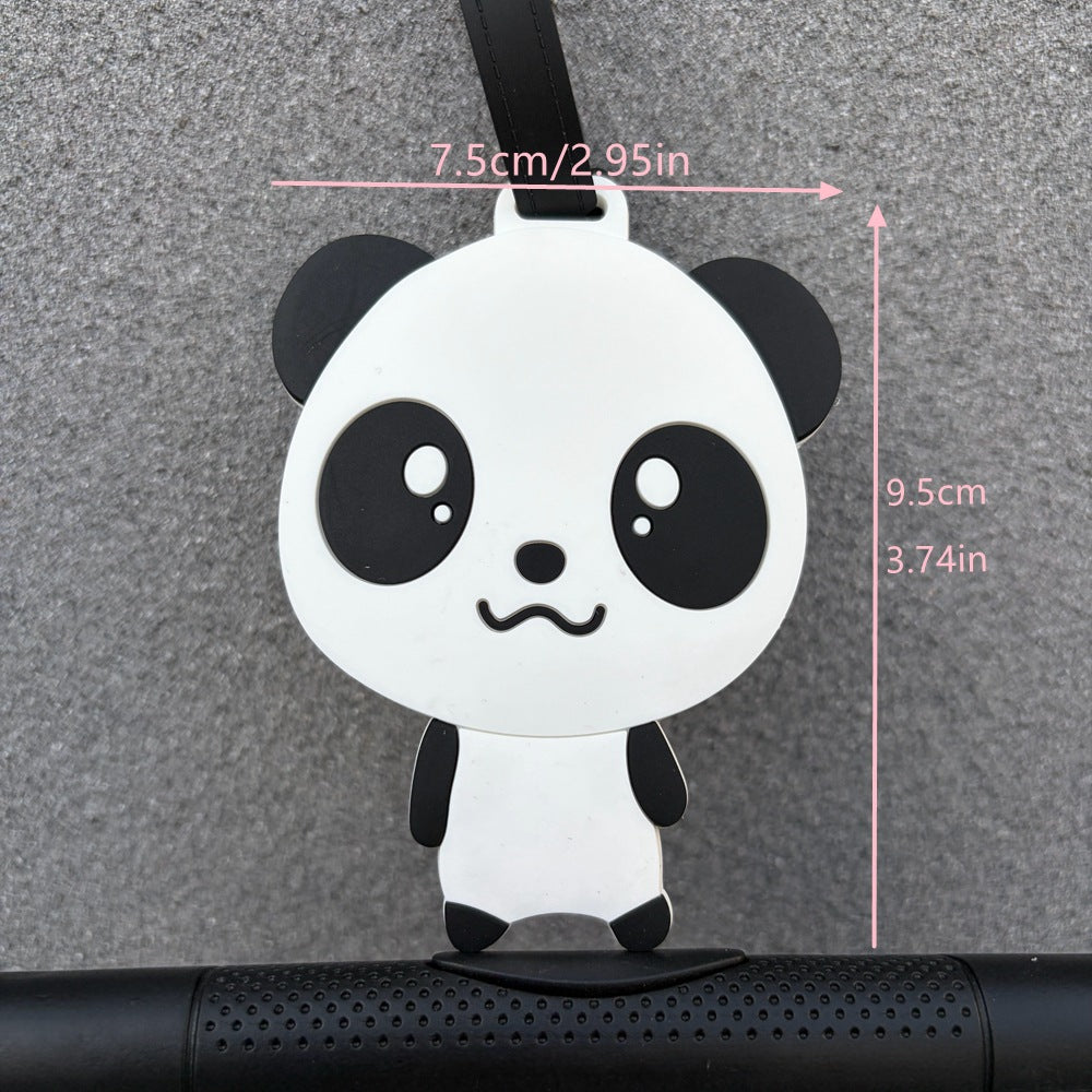 Cute Panda-Shaped Luggage Tag Bowlift