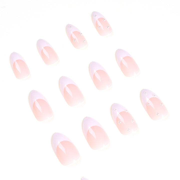 Artful acrylic nails with elegant French tip Bowlift