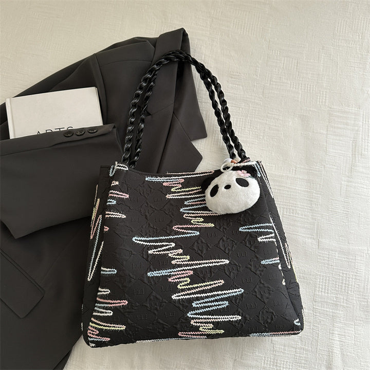 Quilted Decorative Shoulder Bag Bowlift