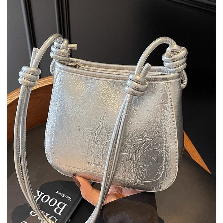 Knotted Handle Top-Handle Handbag Bowlift