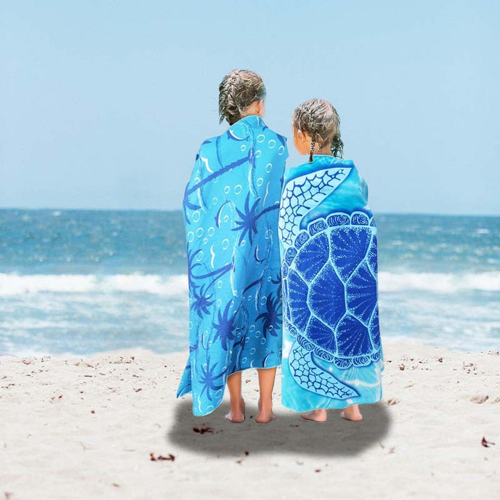 Beach towel with unique sea turtle design Bowlift