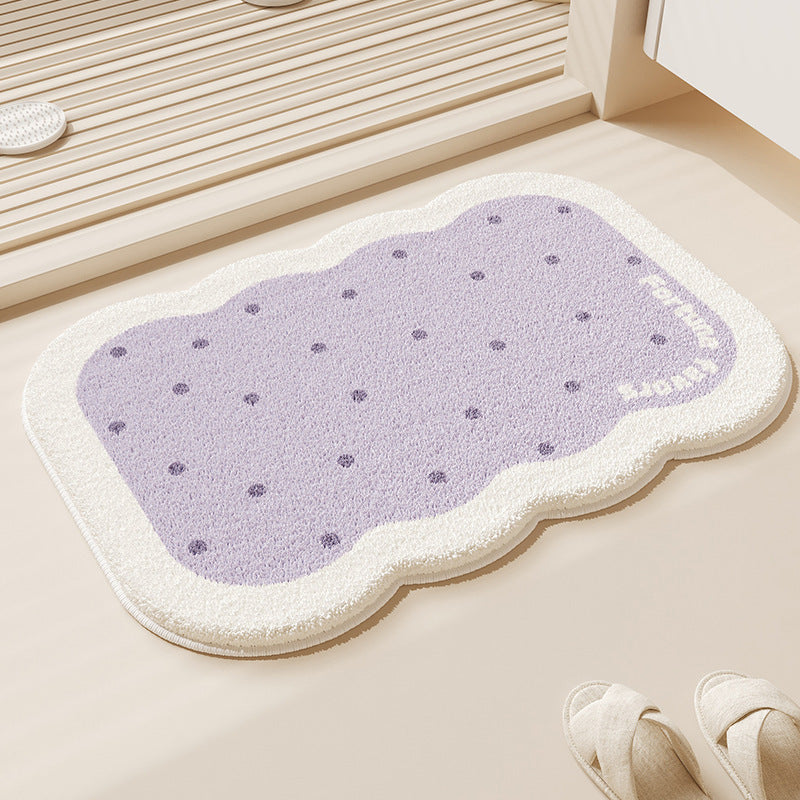 Soft Textured Decorative Bathroom Mat Bowlift