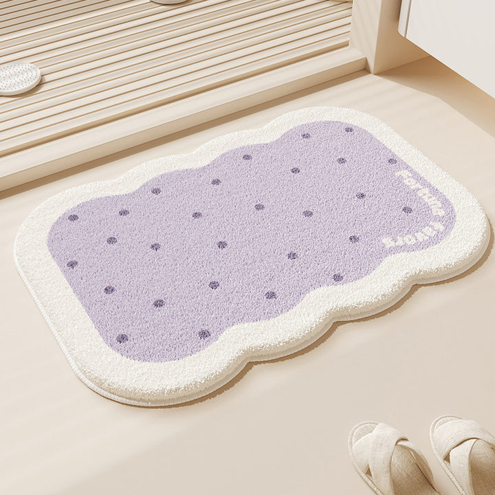 Soft Textured Decorative Bathroom Mat Bowlift
