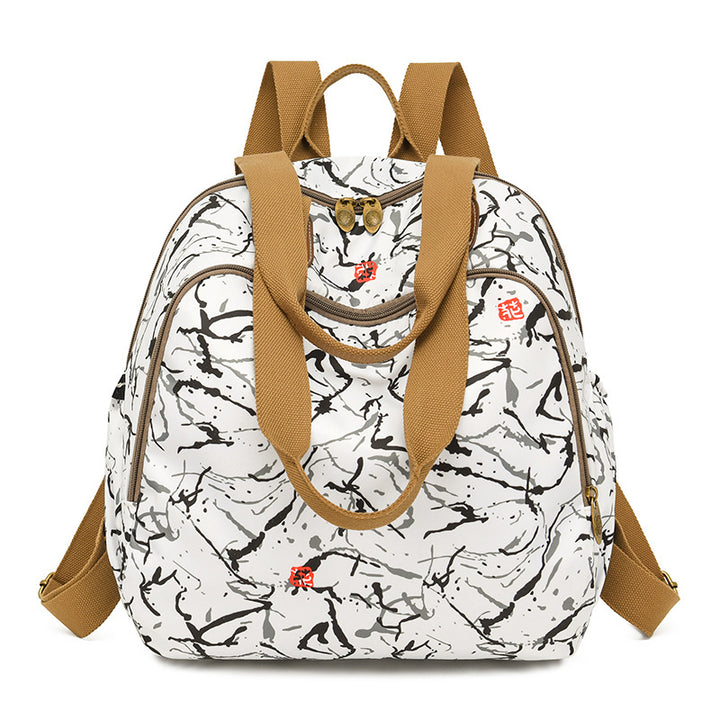 Stylish Floral Print Backpack Bowlift