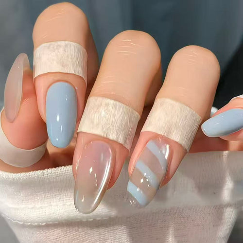 Trendy Press-On Nail Art Set Bowlift