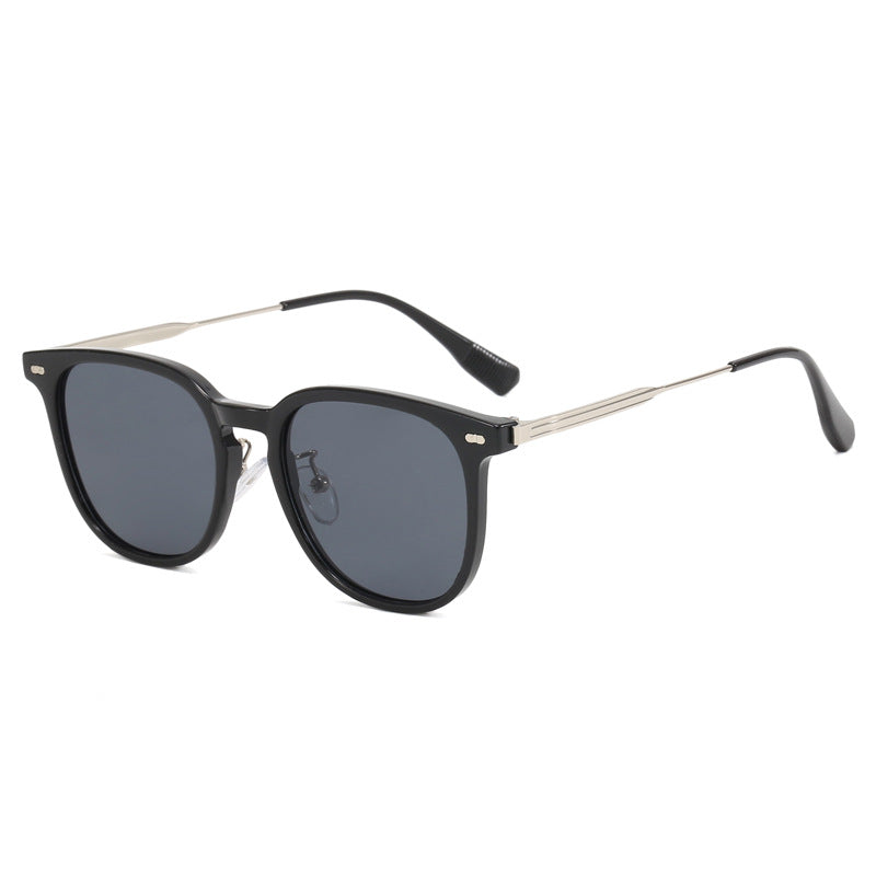 Women's clear rectangular glasses with delicate metal frame Bowlift