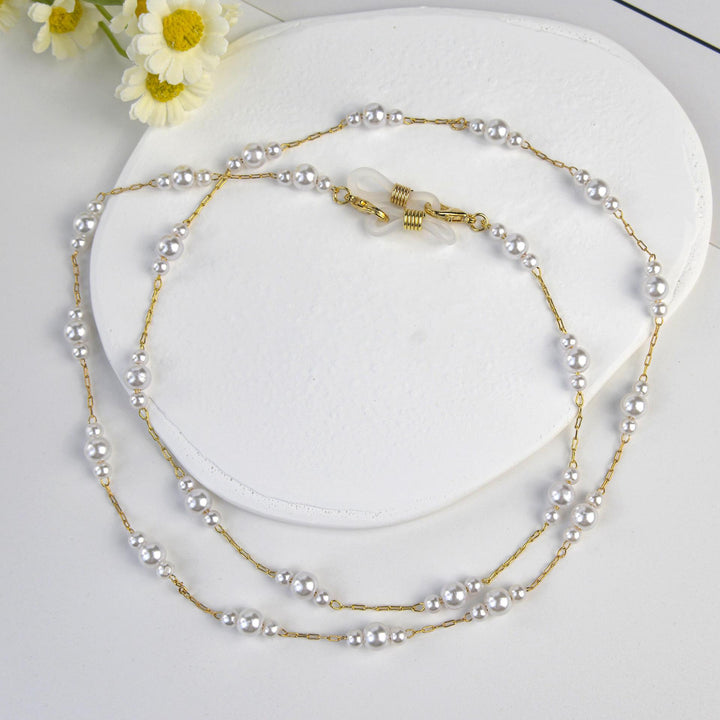 Elegant Pearl Beaded Eyewear Chain Bowlift