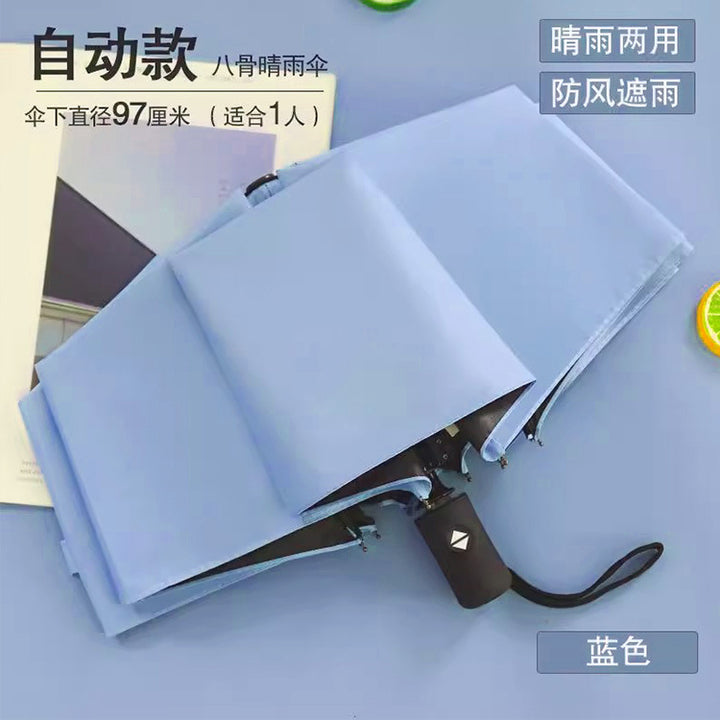 Women's automatic windproof umbrella with UV protection Bowlift
