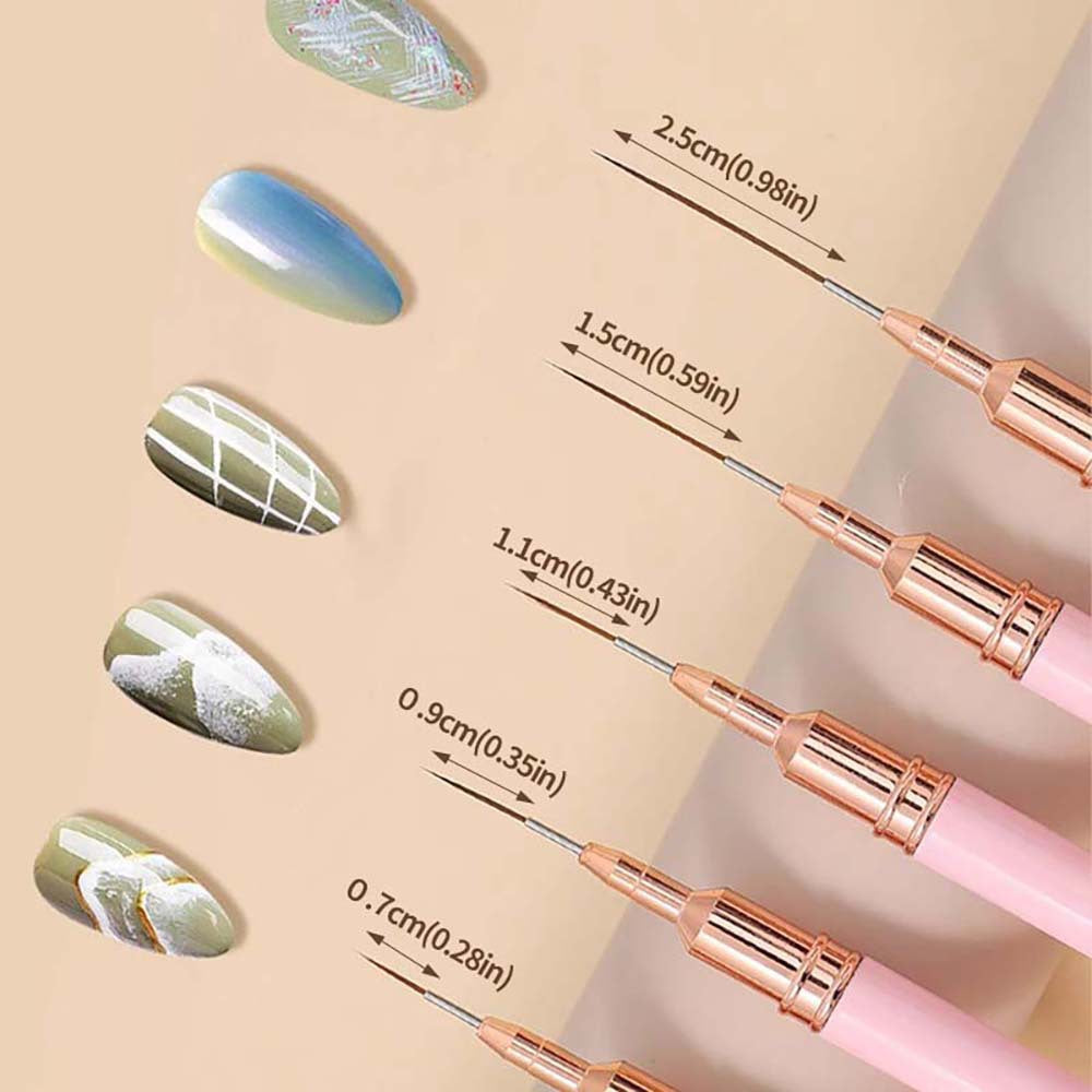 Precision Nail Art Detailing Brushes Set Bowlift