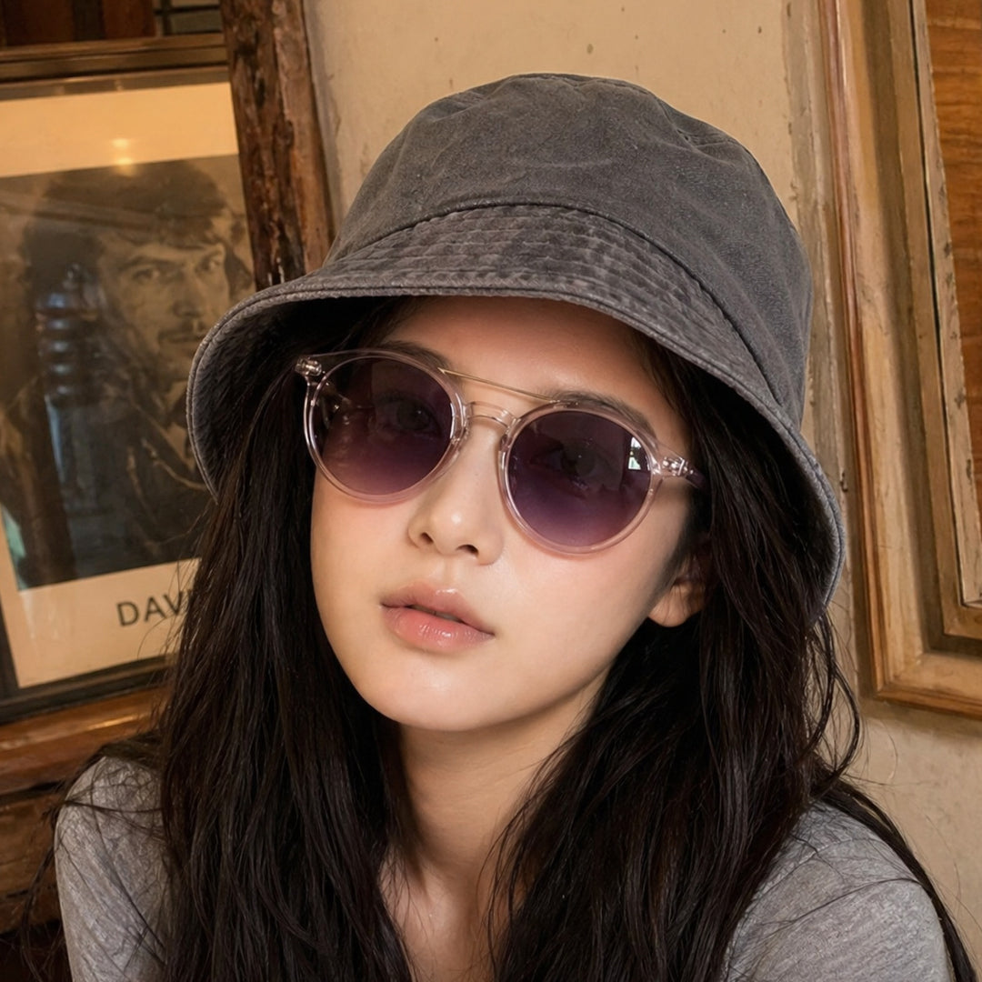 Women's fashionable cat-eye sunglasses with high-quality plastic frame and polarized lenses Bowlift