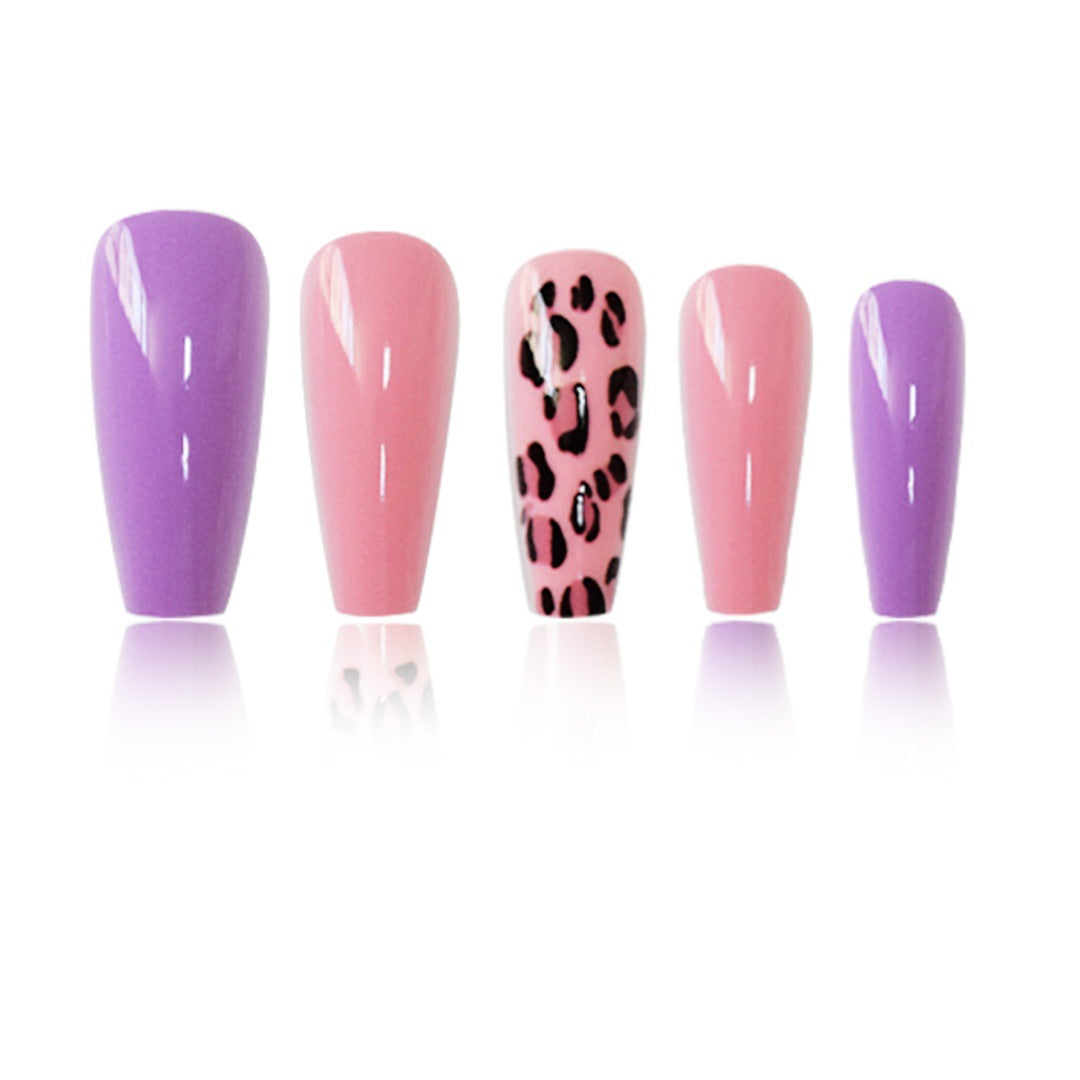 Stylish Patterned Press-On Nail Set Bowlift