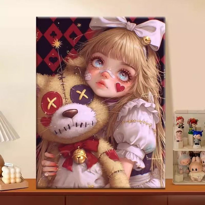 Whimsical Illustrated Fantasy Canvas Art Bowlift