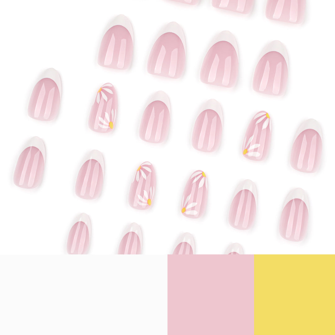 Elegant Nail Art with Floral Designs Bowlift