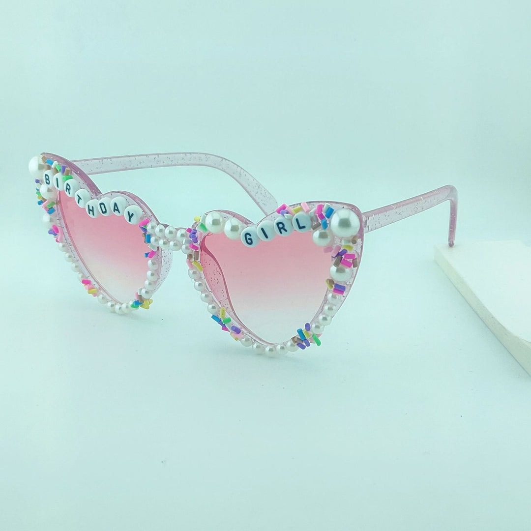 Decorative Birthday-Themed Fashion Sunglasses Bowlift