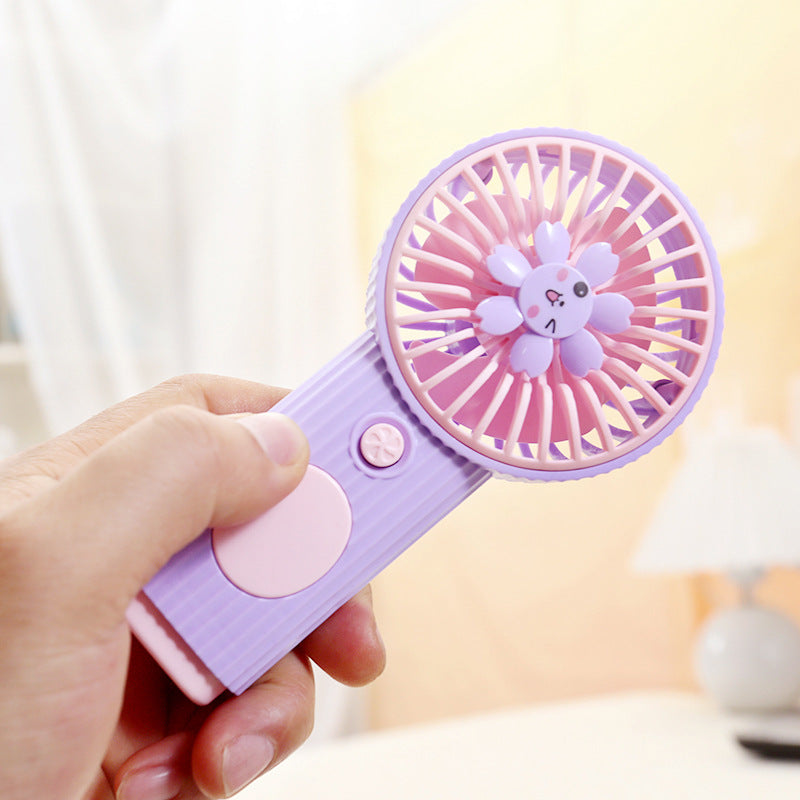 Ladies Portable Handheld Fan Bowlift