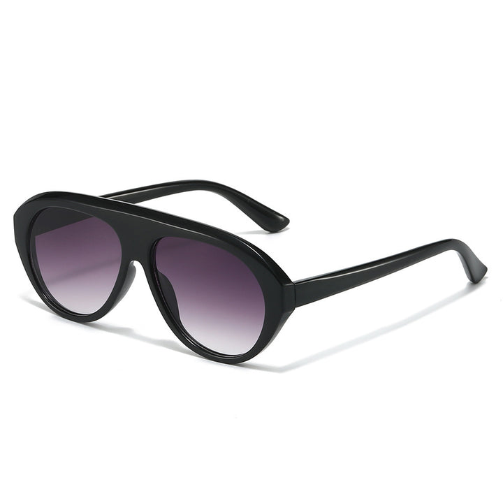 Oversized Geometric Aviator Sunglasses Bowlift