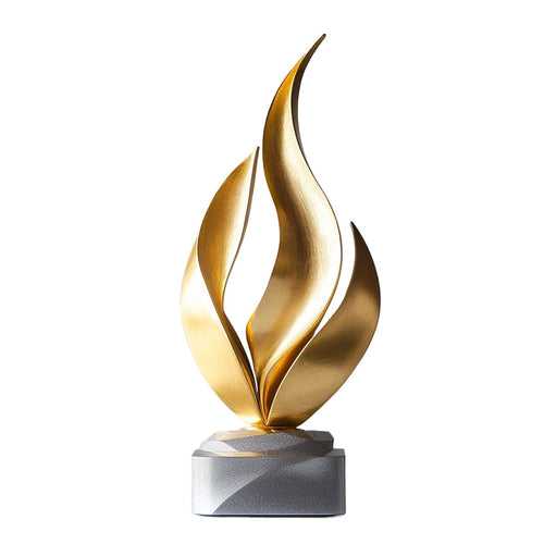 Abstract Flame Sculpture