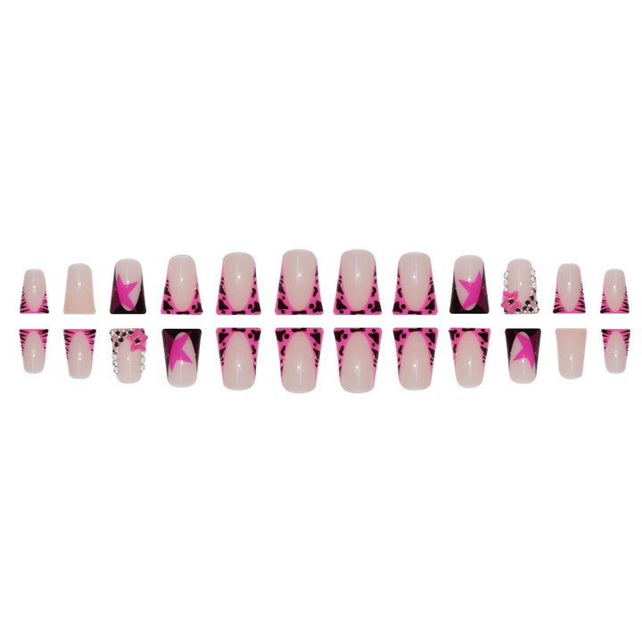 Thematic Star-Embellished Press-On Nail Extensions Bowlift