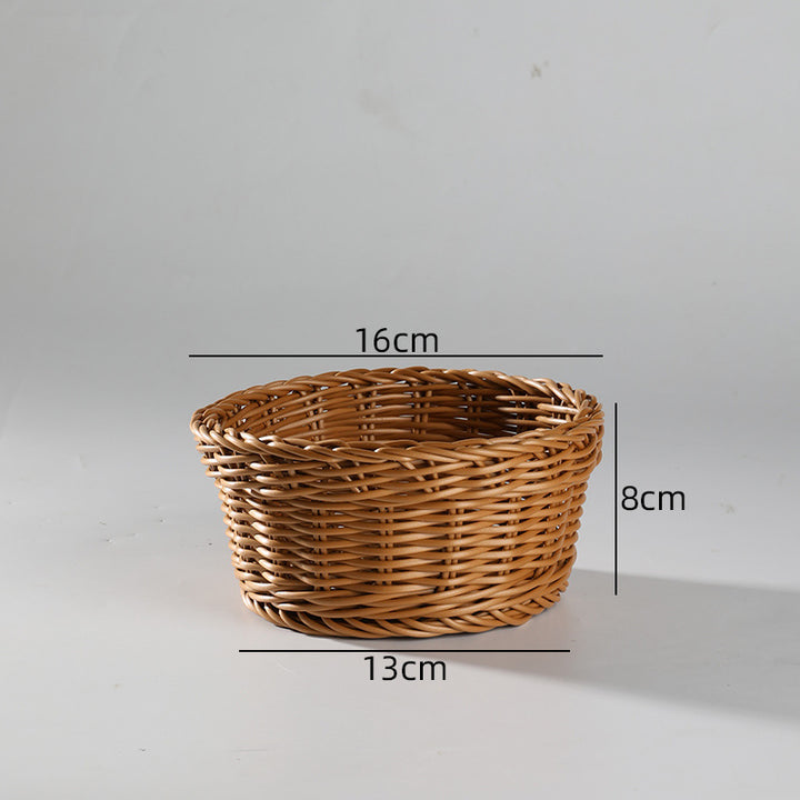 Decorative Woven Storage Basket Bowlift