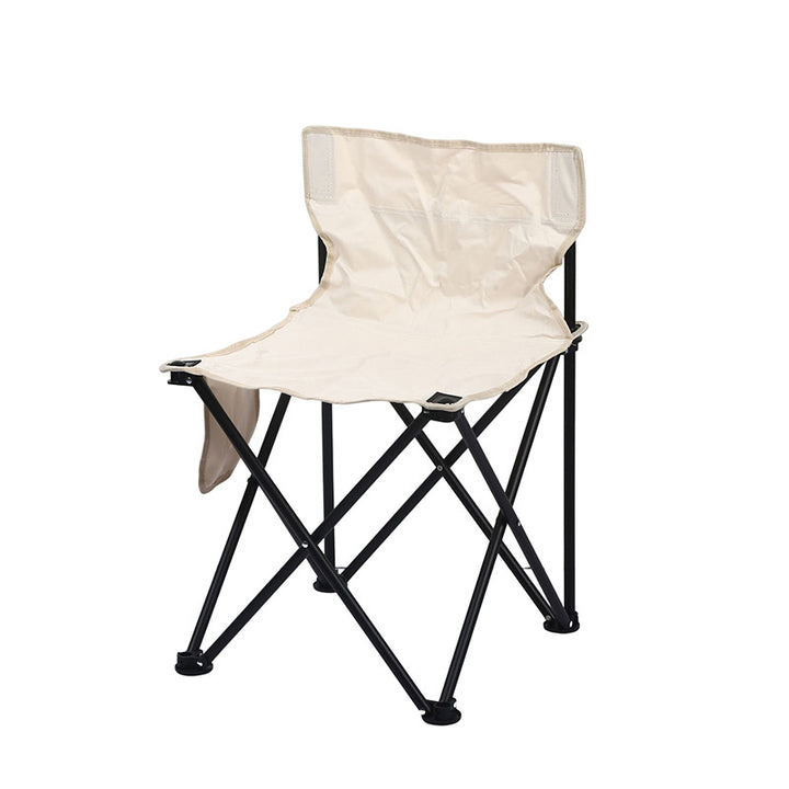Folding chair with ergonomic backrest and sturdy frame Bowlift