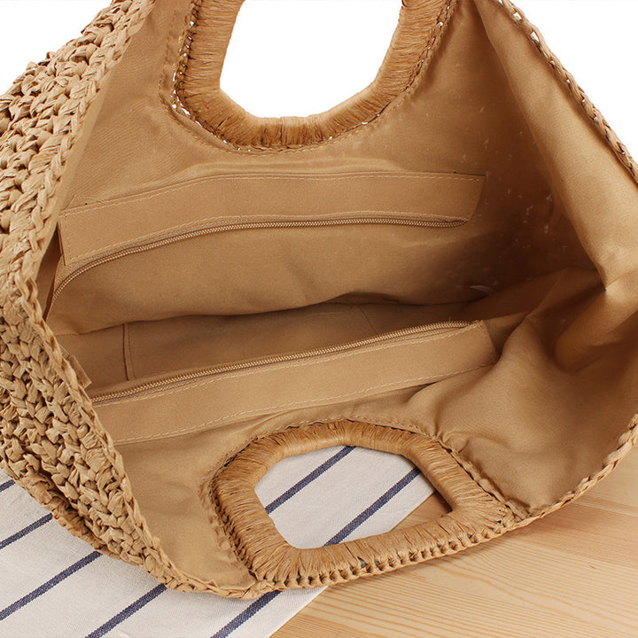 Large handbag with folded design Bowlift