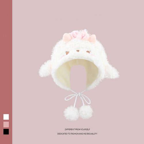 Cute Furry Animal Ear Hat