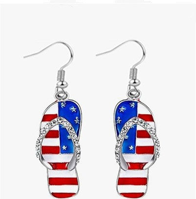 Ladies' statement star earrings with crystal embellishment and enamel coating Bowlift