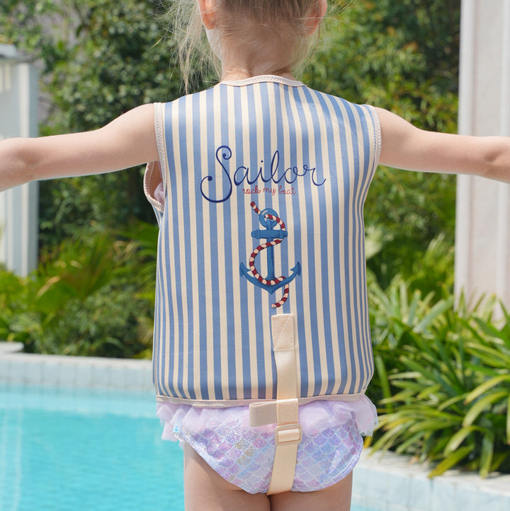 Striped Swim Safety Vest Bowlift