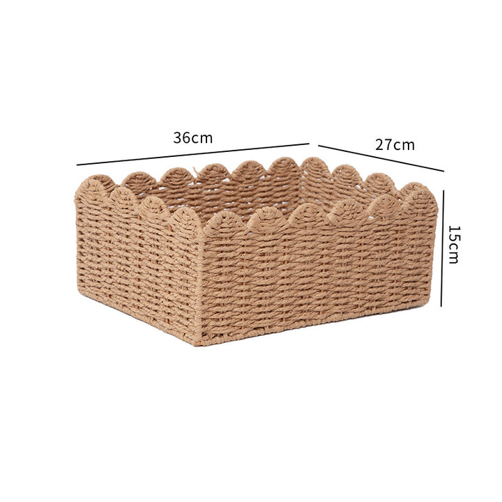 Playful storage basket in wave design Bowlift